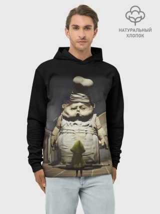 Худи мужской база хлопок / Little Nightmares