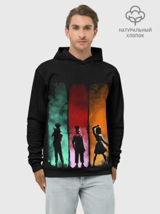 Худи мужской база хлопок / Магическая Битва