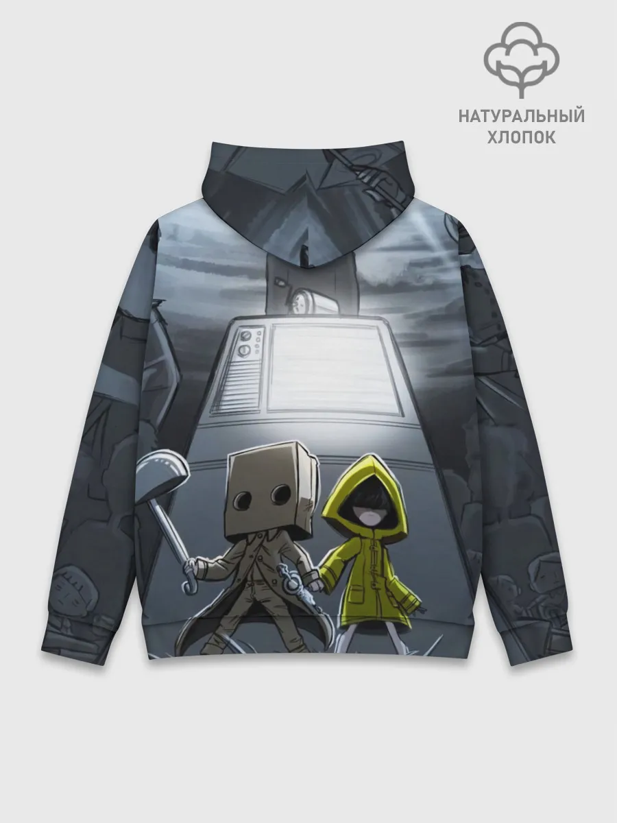 Худи мужской база хлопок / LITTLE NIGHTMARES 2