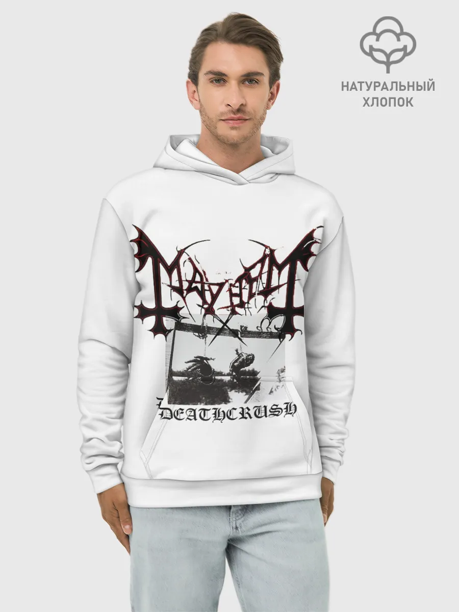 Худи мужской база хлопок / Mayhem