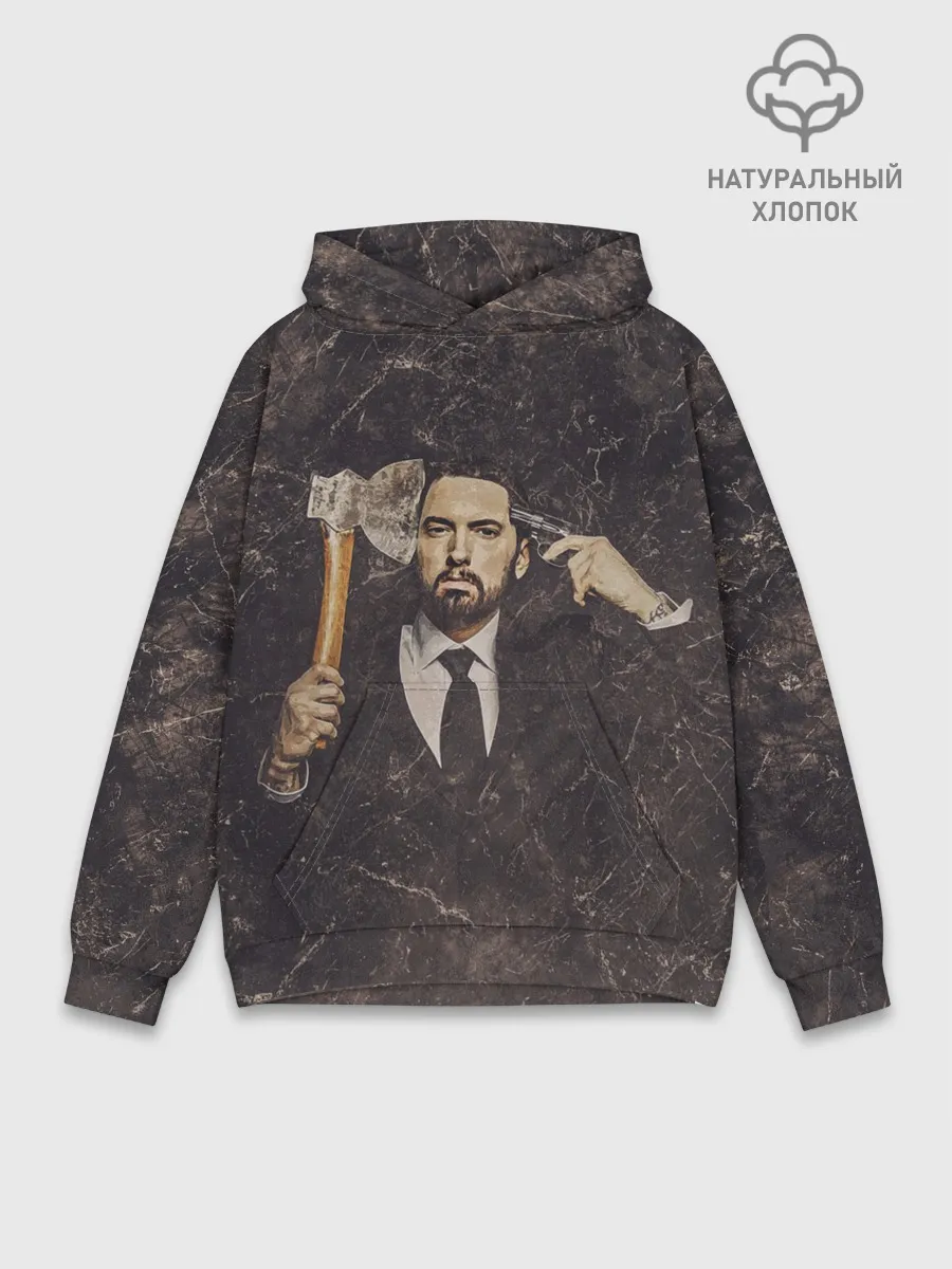 Худи мужской база хлопок / Eminem