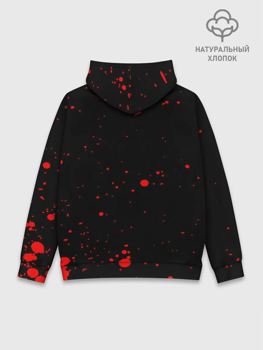 Худи мужской база хлопок / WAKE THE F*** UP SAMURAI