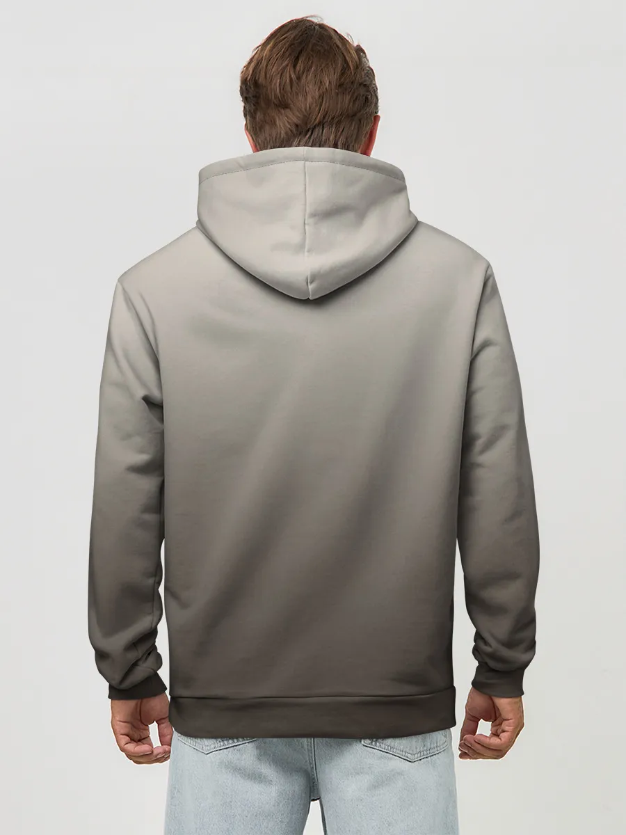 Худи мужской база хлопок / Сиамский кот голубые глаза