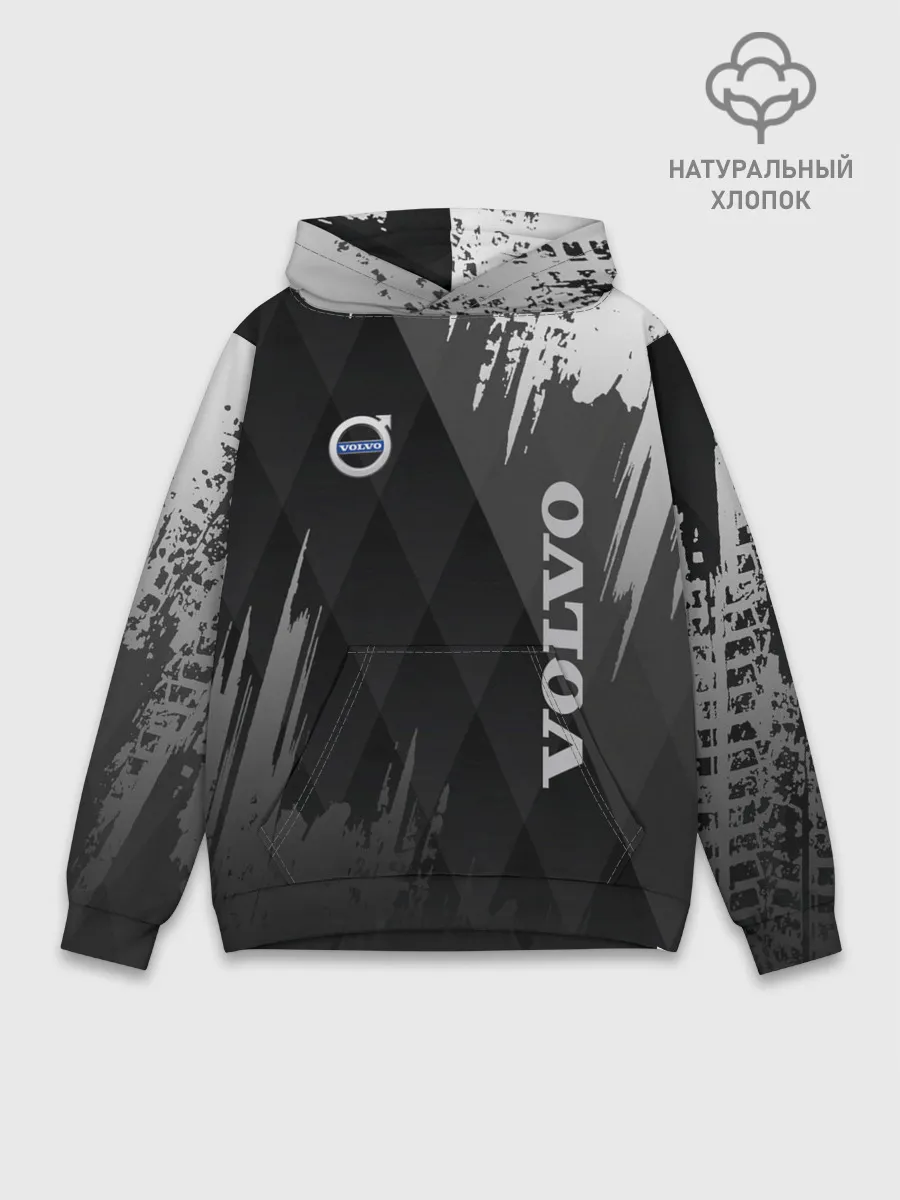 Худи мужской база хлопок / Volvo