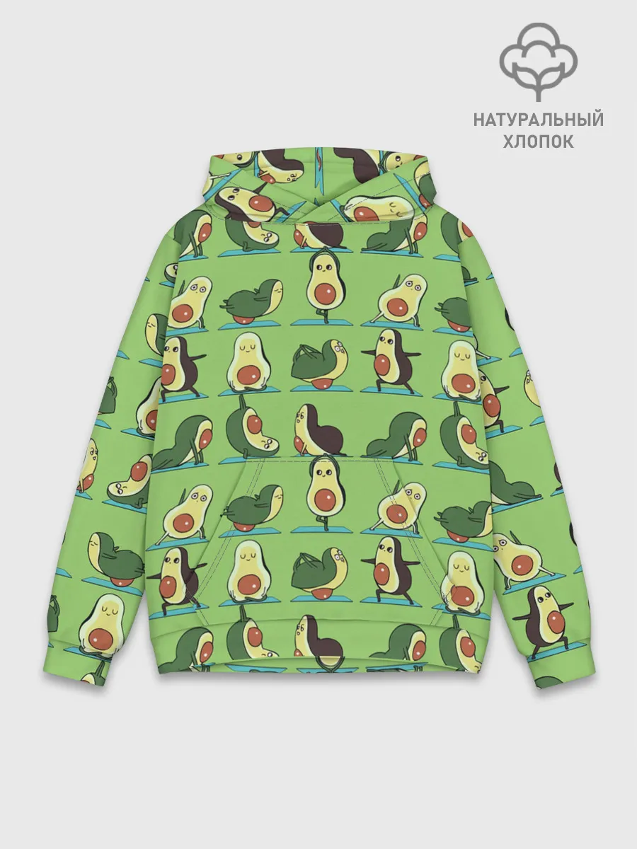 Худи мужской база хлопок / Авокадо | Зарядка