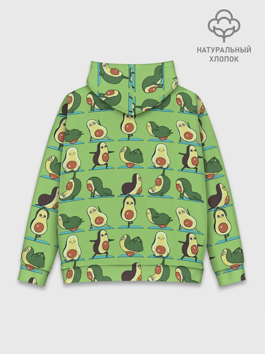 Худи мужской база хлопок / Авокадо | Зарядка