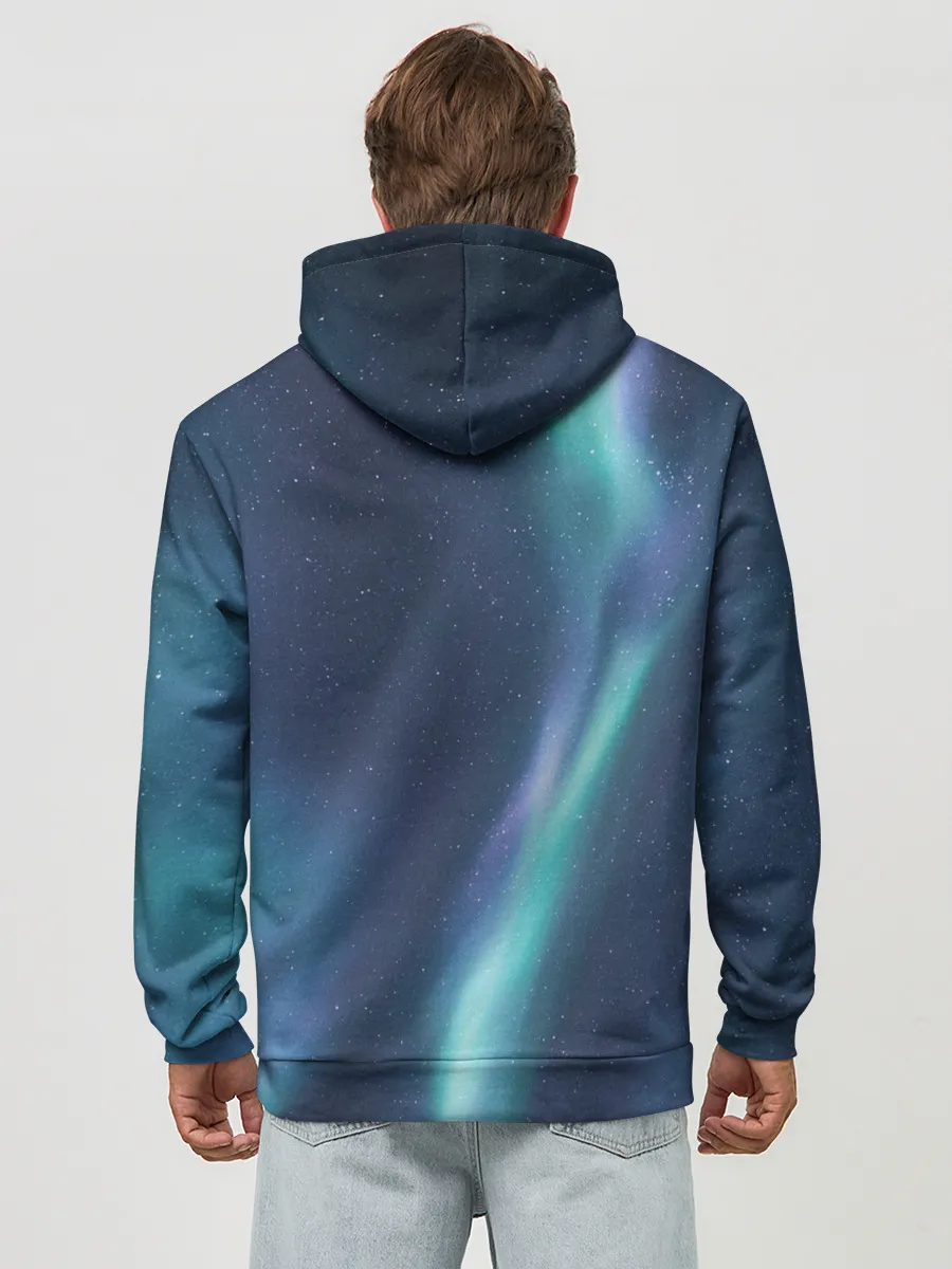 Худи мужской база хлопок / Северное Сияние