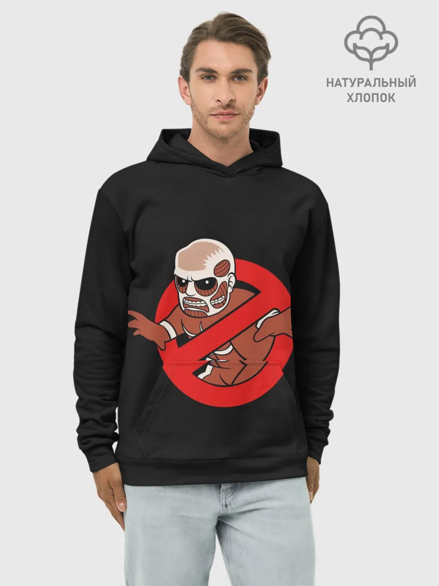 Худи мужской база хлопок / Охотники На Титанов