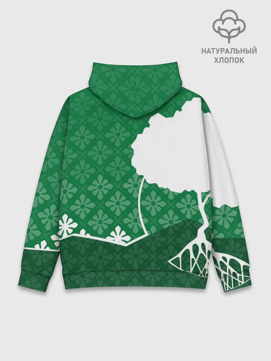 Худи мужской база хлопок / Дерево