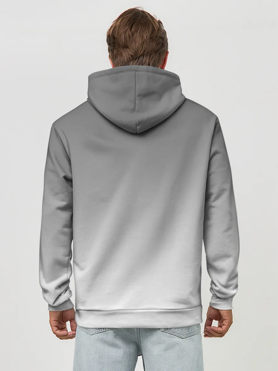 Худи мужской база хлопок / маска сова смерть череп