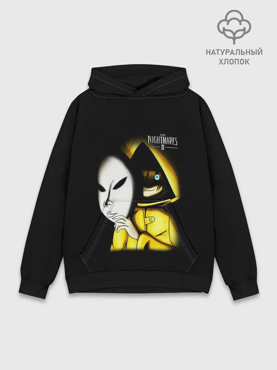 Худи мужской база хлопок / Little Nightmares 2 MASK