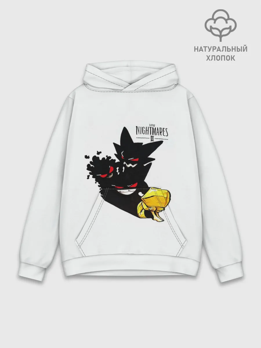 Худи мужской база хлопок / Little Nightmares 2 тень