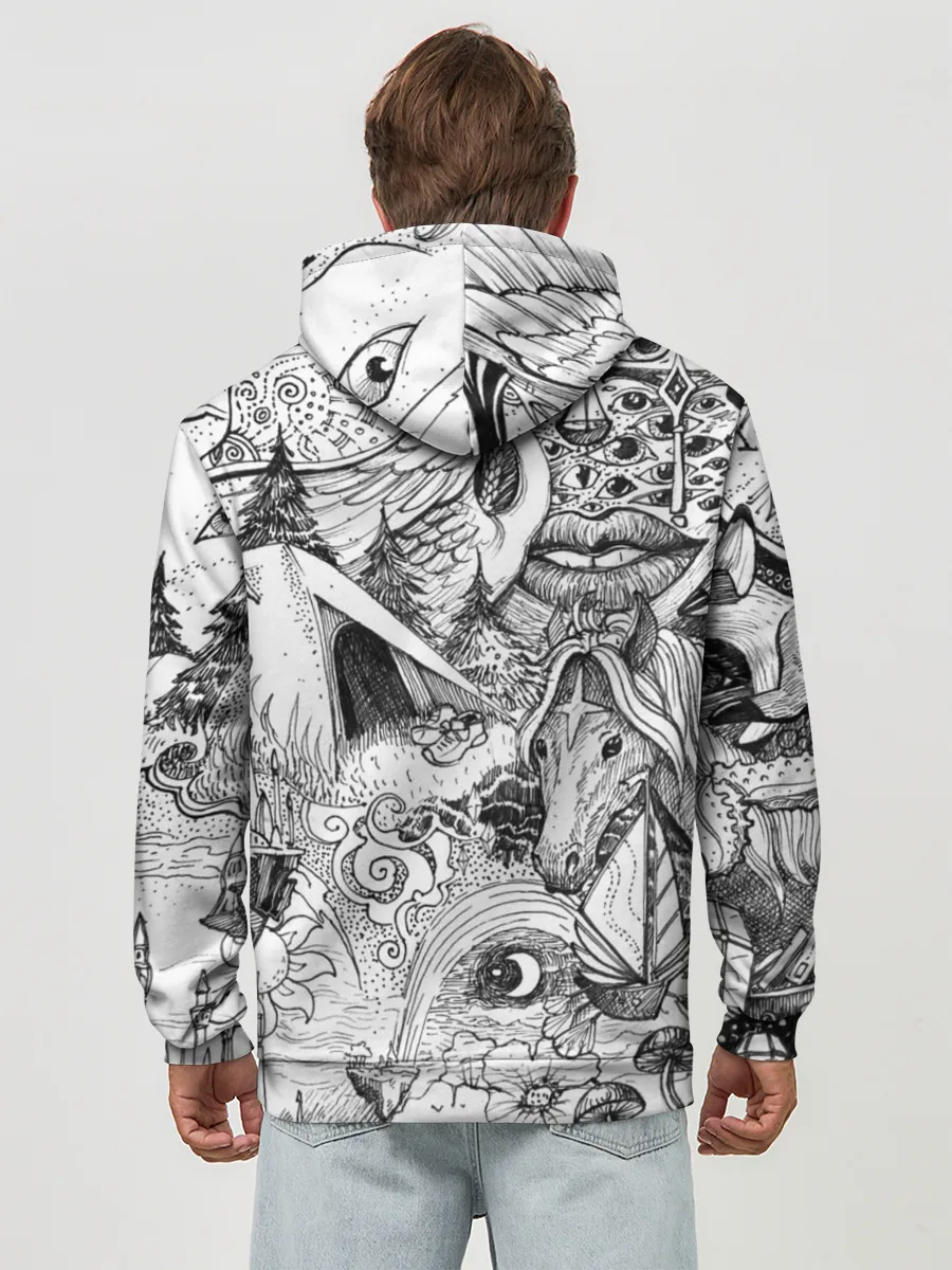 Худи мужской база хлопок / дудлогод