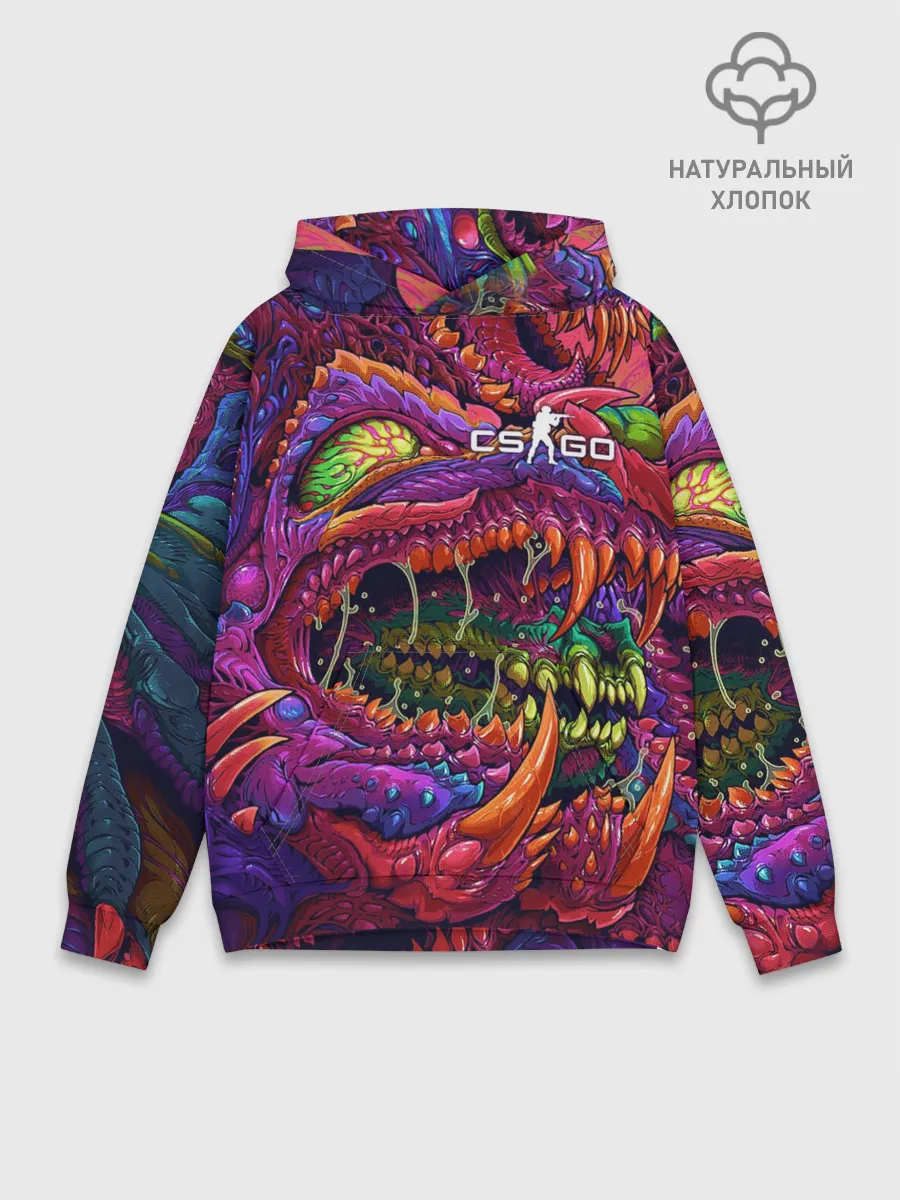 Худи мужской база хлопок / CS GO | Hyper Beast