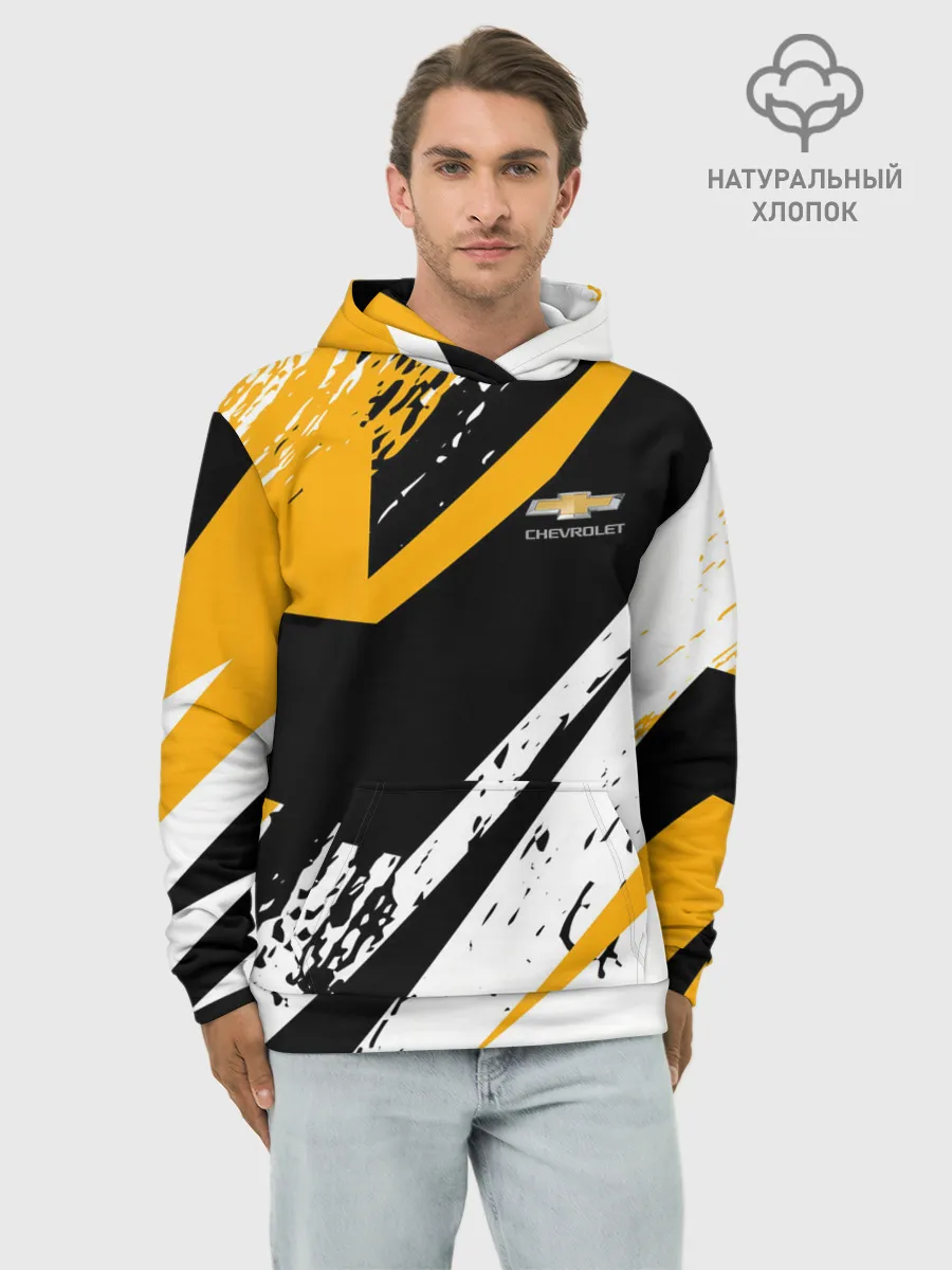 Худи мужской база хлопок / Chevrolet