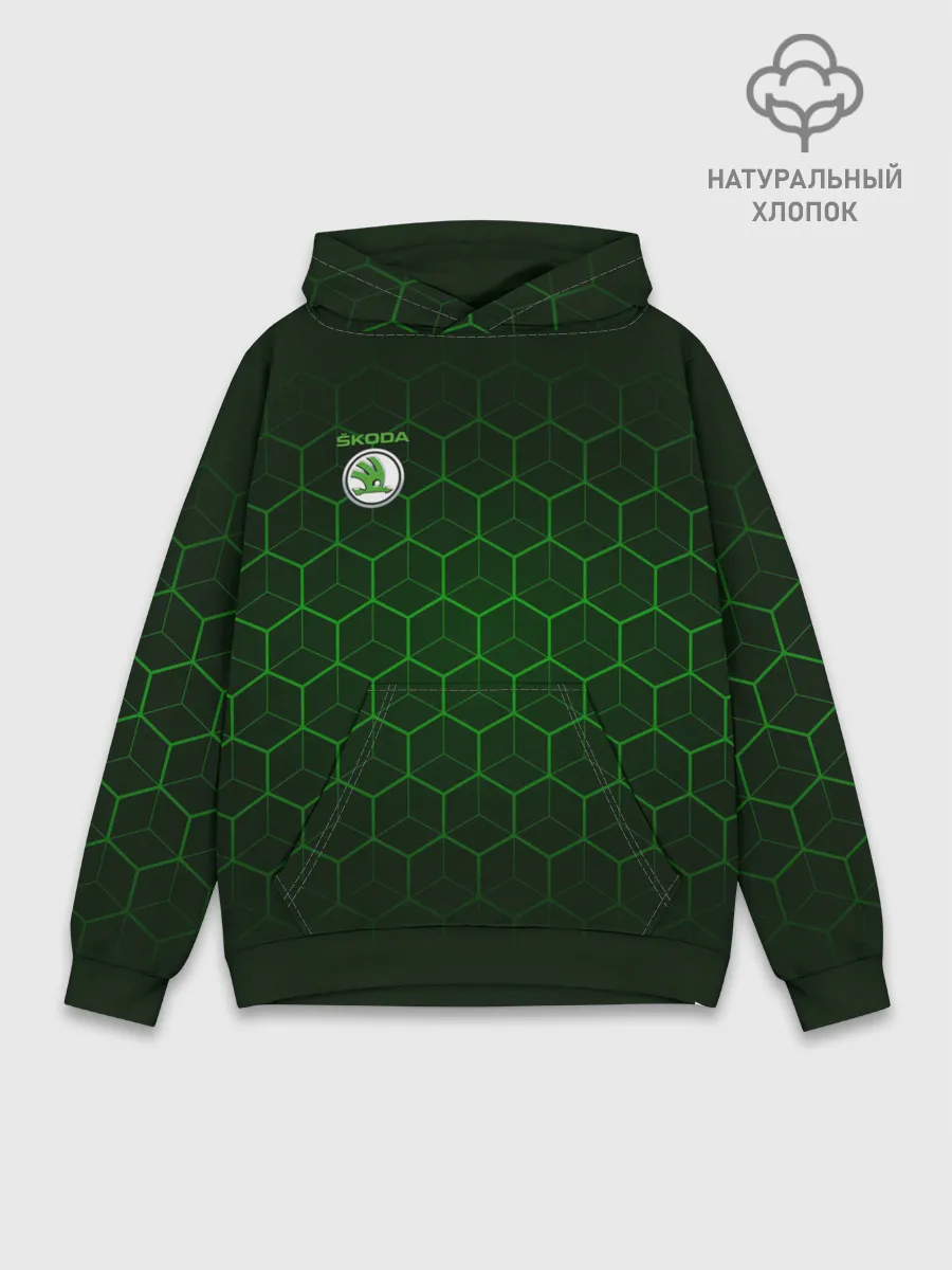 Худи мужской база хлопок / SKODA