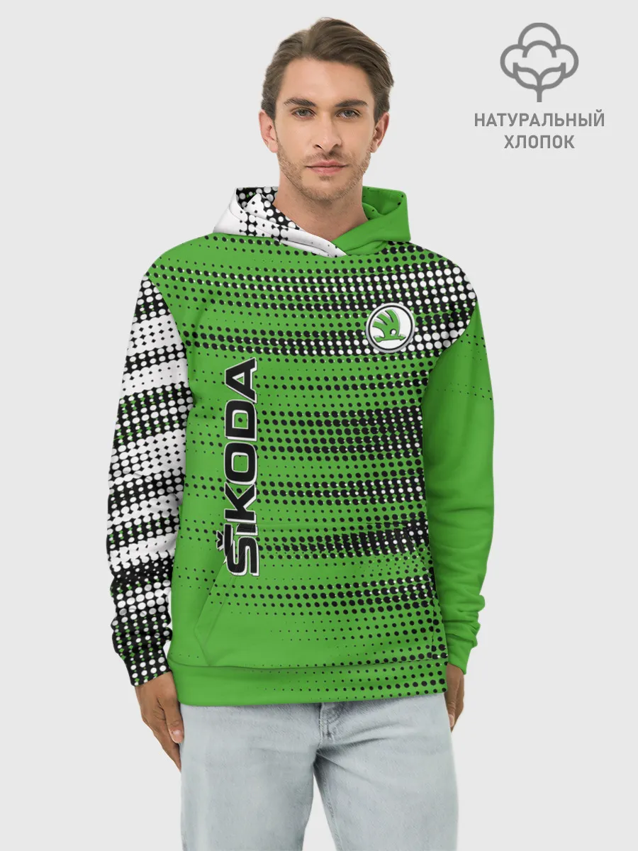 Худи мужской база хлопок / SKODA