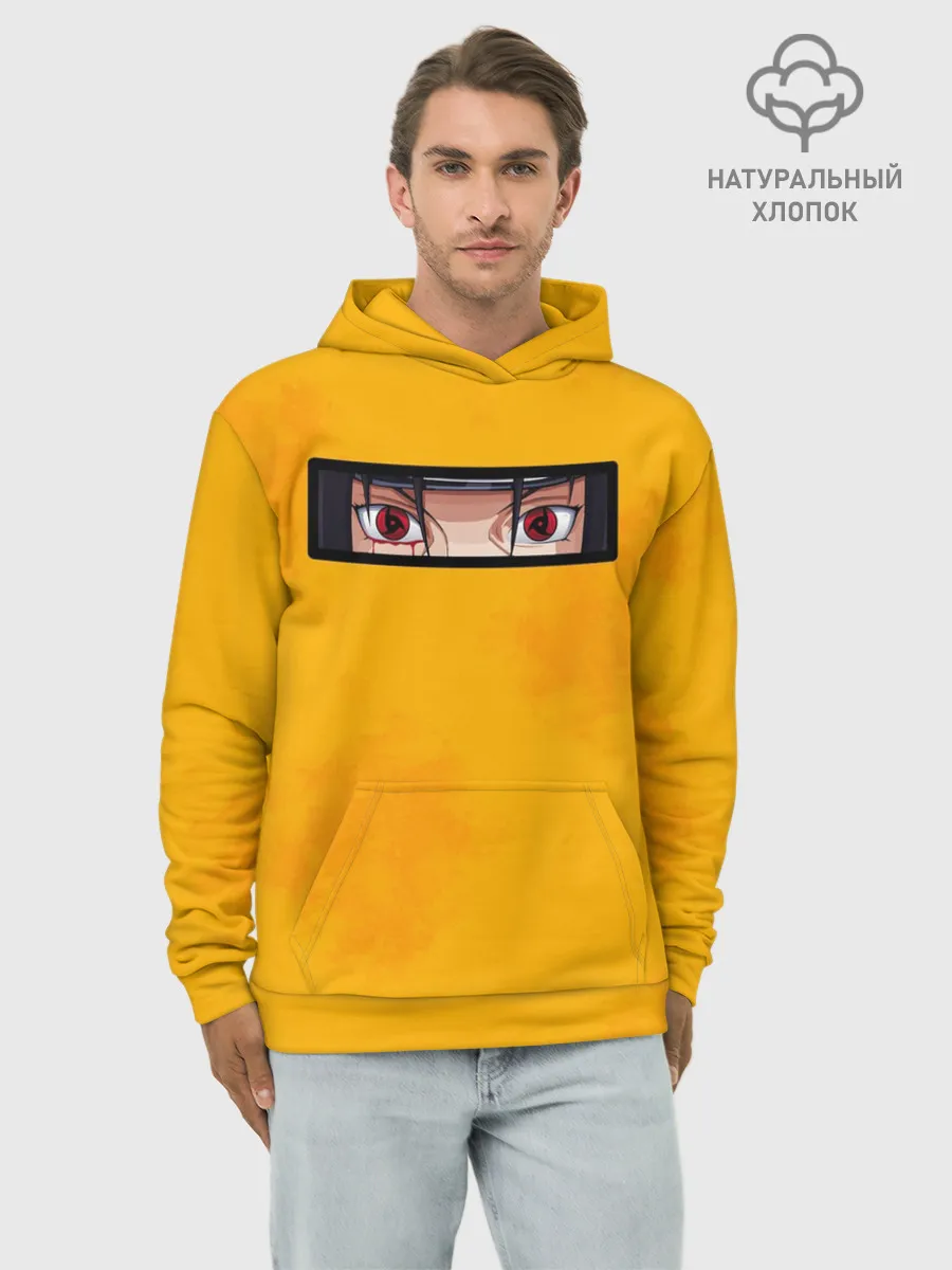Худи мужской база хлопок / Аниме Итачи Глаза