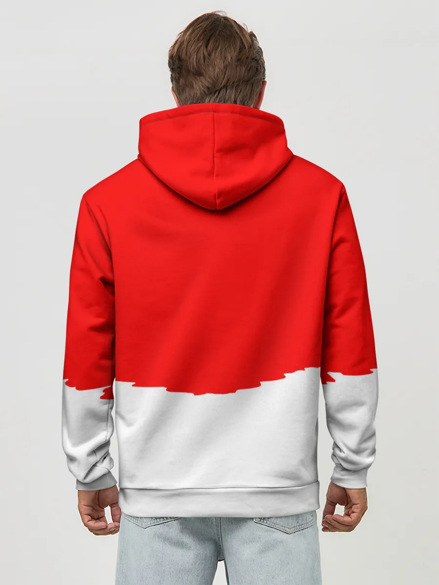 Худи мужской база хлопок / многоголовый v love