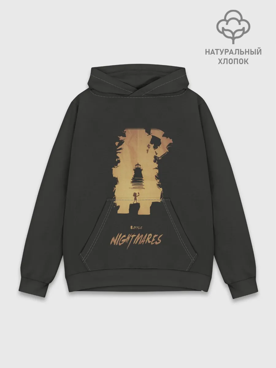 Худи мужской база хлопок / Little Nightmares 2
