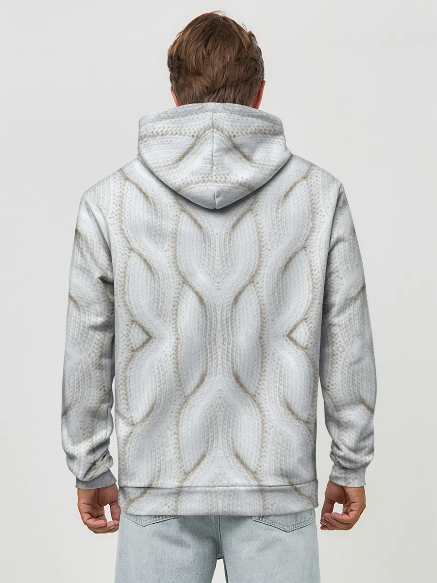 Худи мужской база хлопок / Вязанка