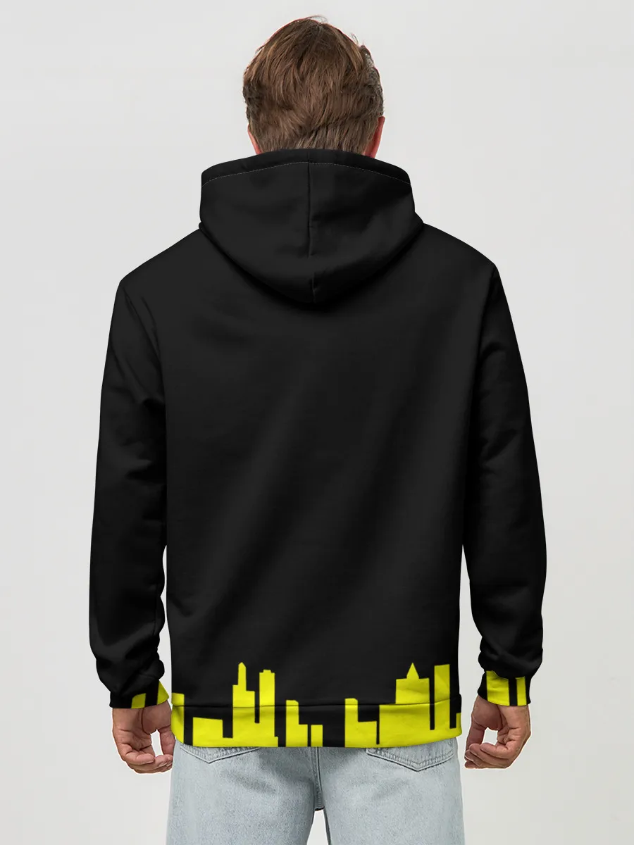 Худи мужской база хлопок / TRAUMA TEAM Cyberpunk 2077