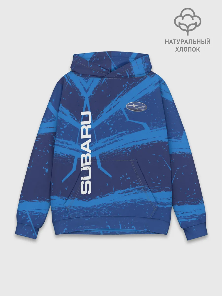 Худи мужской база хлопок / Subaru