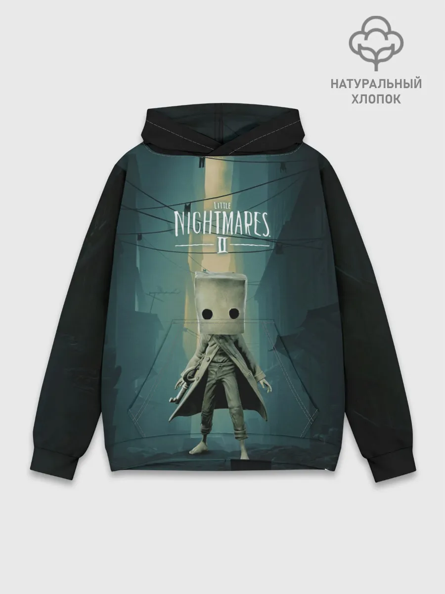 Худи мужской база хлопок / Little Nightmares