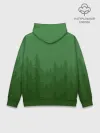Худи мужской база хлопок / Зеленый Лес