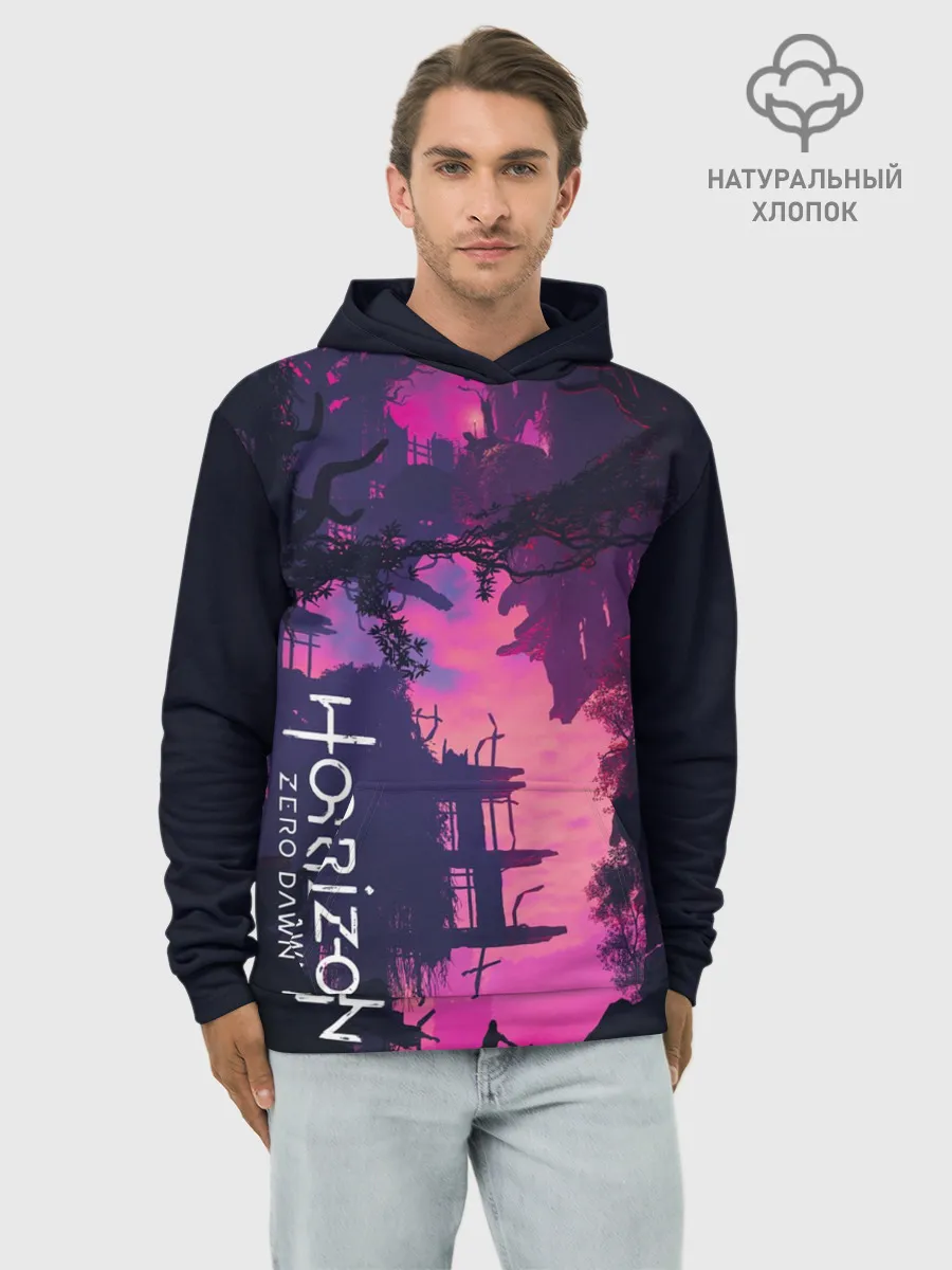 Худи мужской база хлопок / Horizon Zero Dawn