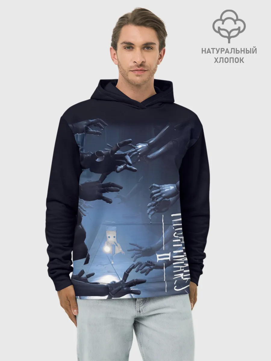 Худи мужской база хлопок / Little Nightmares