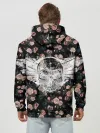 Худи мужской база хлопок / Death and roses