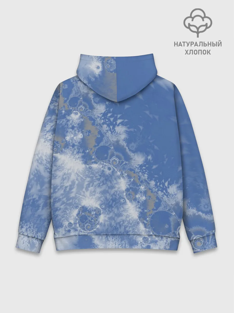 Худи мужской база хлопок / Летающие треугольники