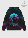 Худи мужской база хлопок / Cyberpunk 2077 NIGHT CITY