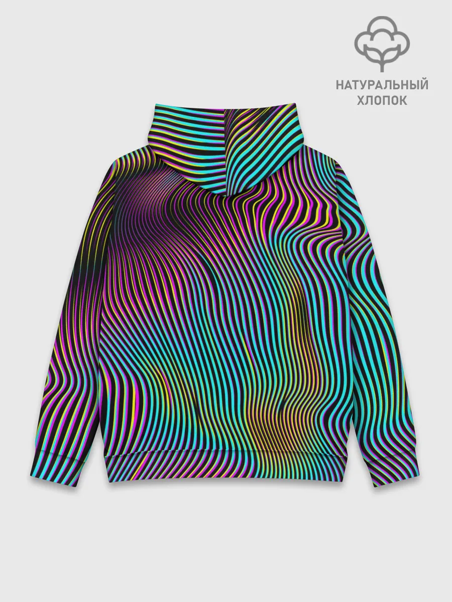 Худи мужской база хлопок / Современная абстракция