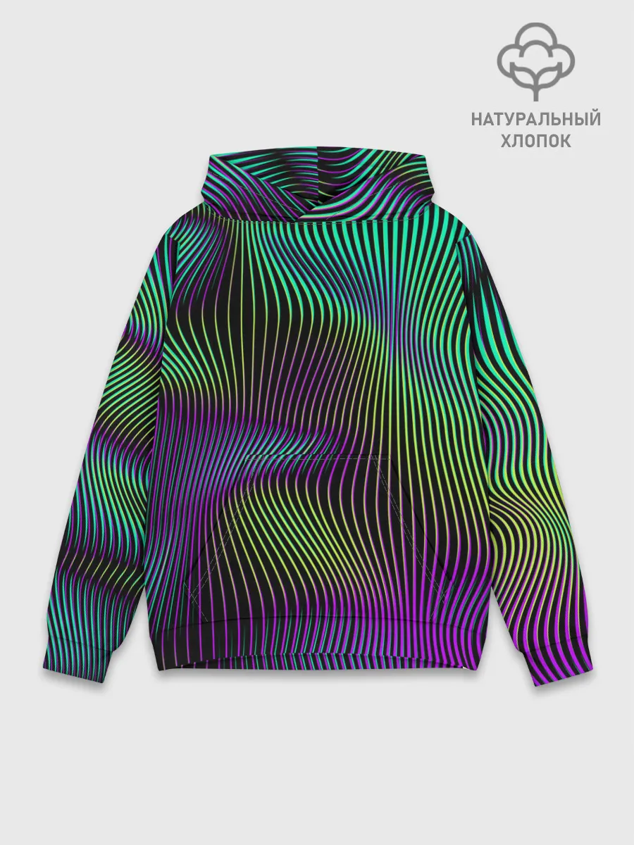 Худи мужской база хлопок / Современная абстракция