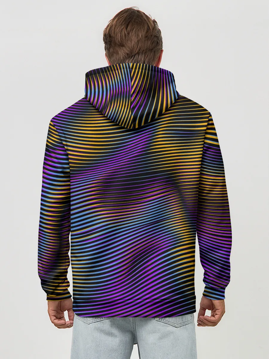 Худи мужской база хлопок / Современная абстракция