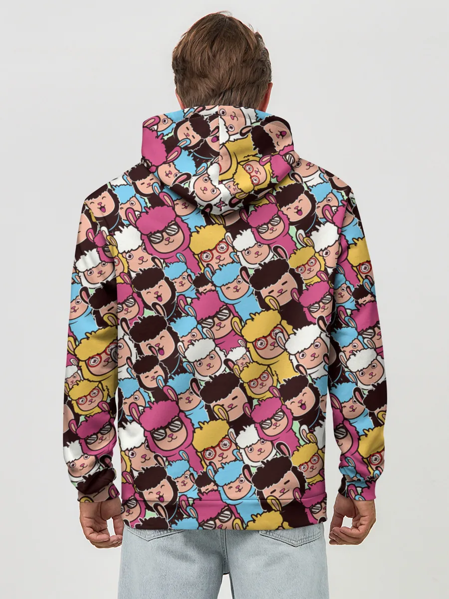 Худи мужской база хлопок / Альпаки