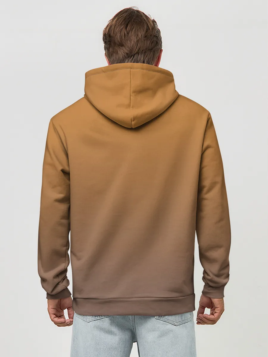 Худи мужской база хлопок / анимешная девочка очки офис