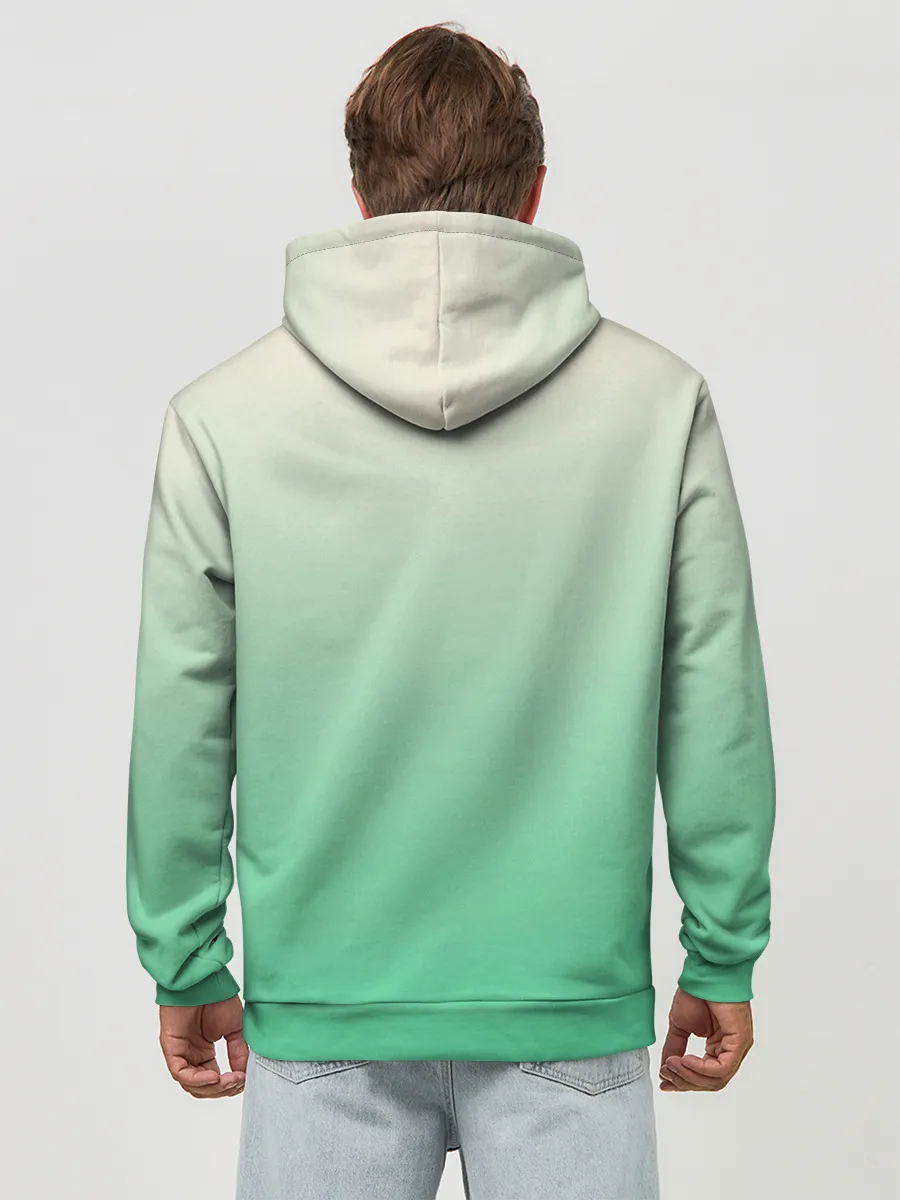 Худи мужской база хлопок / две овечки пасутся на лугу