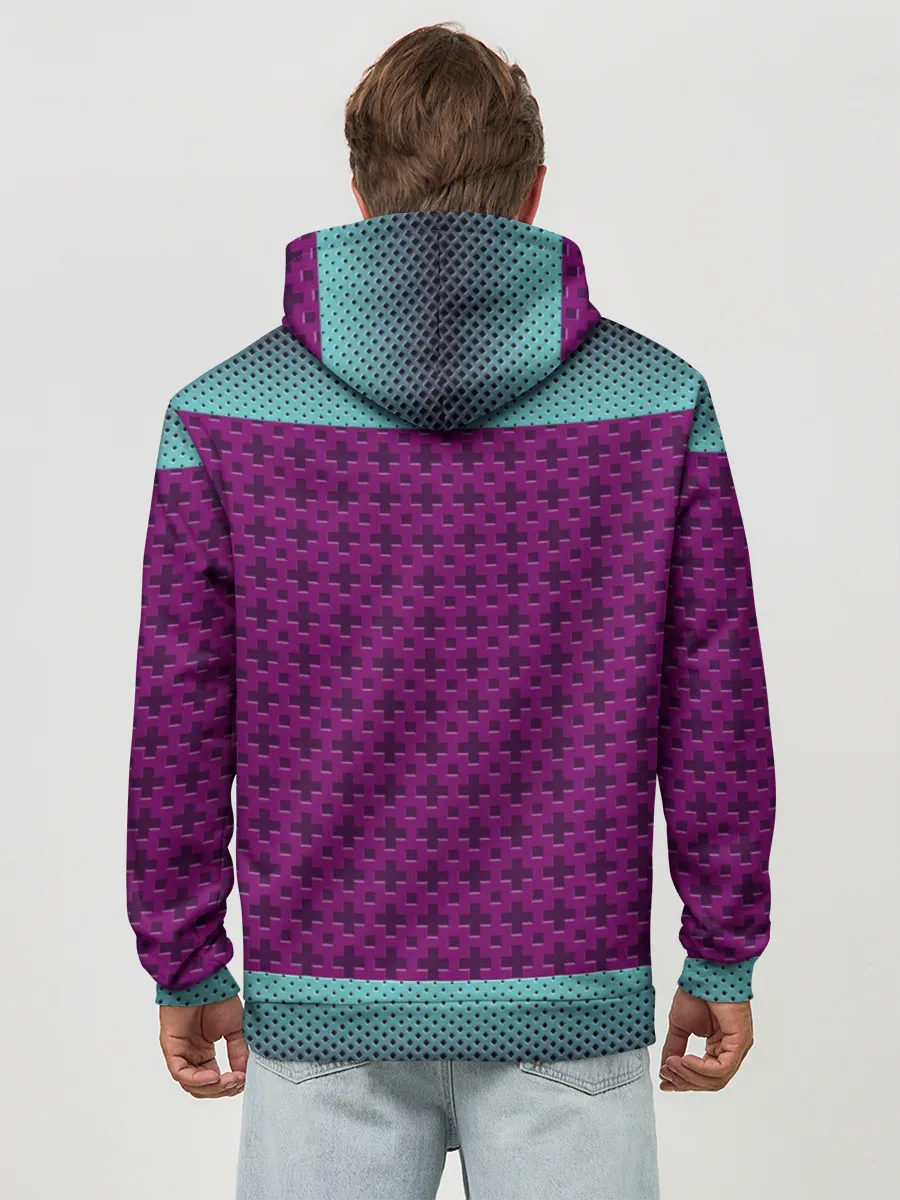 Худи мужской база хлопок / Неоновый гонщик