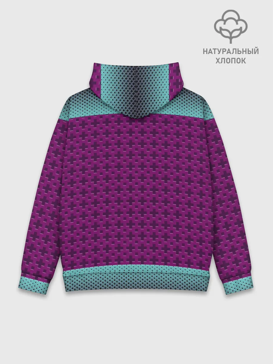 Худи мужской база хлопок / Неоновый гонщик