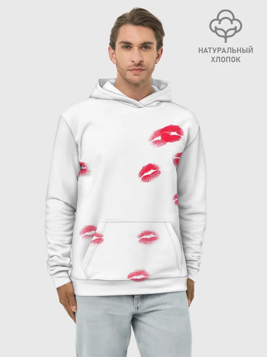 Худи мужской база хлопок / TRAP KISS