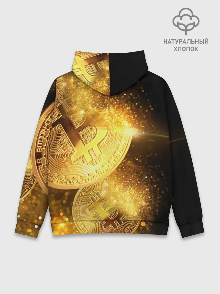 Худи мужской база хлопок / БИТКОИН ЗОЛОТО | BITCOIN GOLD