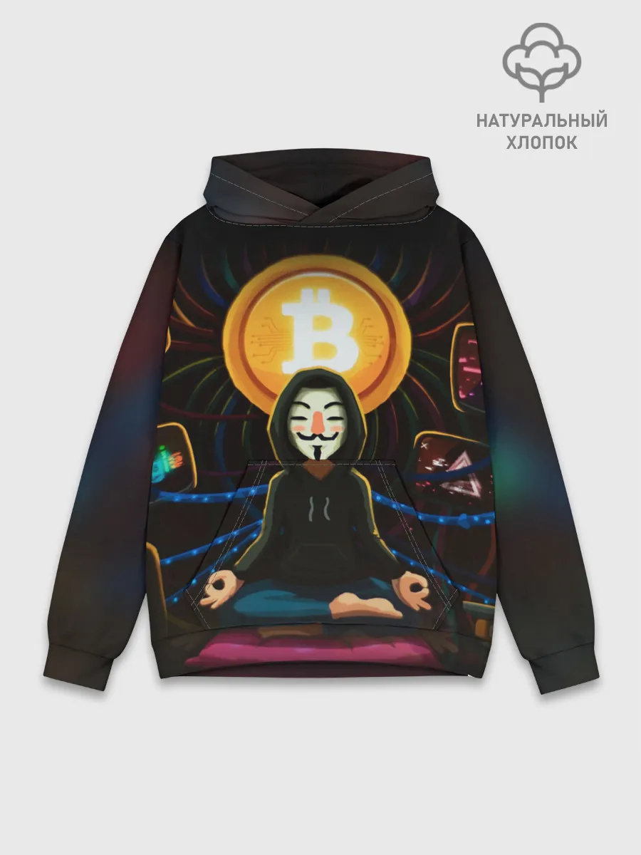 Худи мужской база хлопок / БИТКОИН | BITCOIN