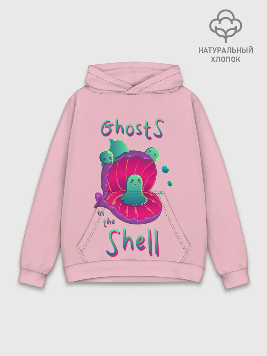 Худи мужской база хлопок / Призрак в доспехах