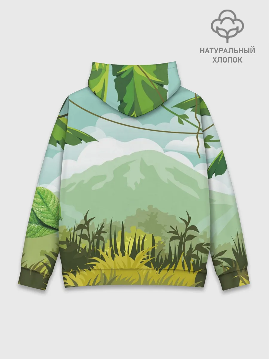 Худи мужской база хлопок / Тропики