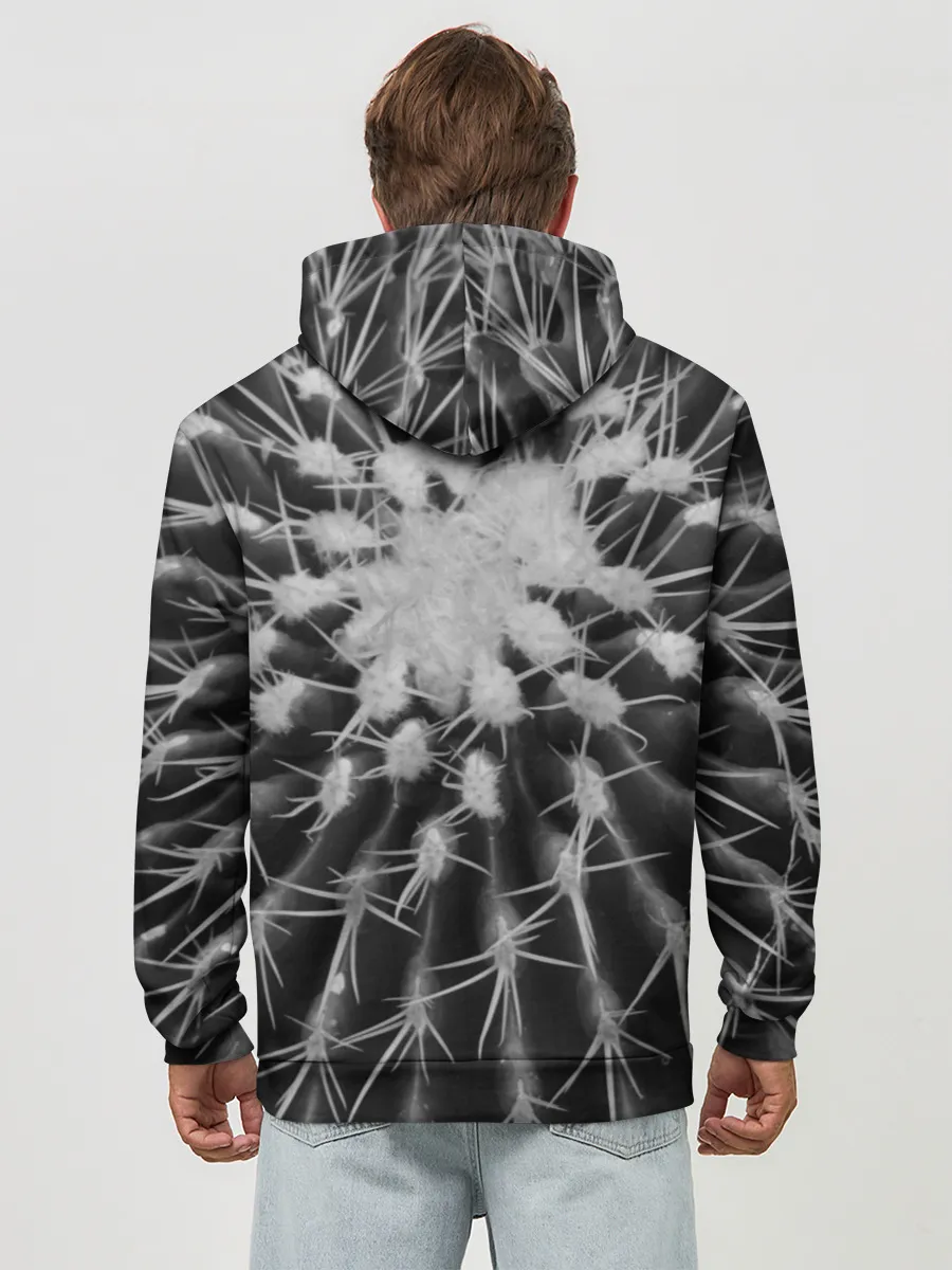 Худи мужской база хлопок / Кактусовый