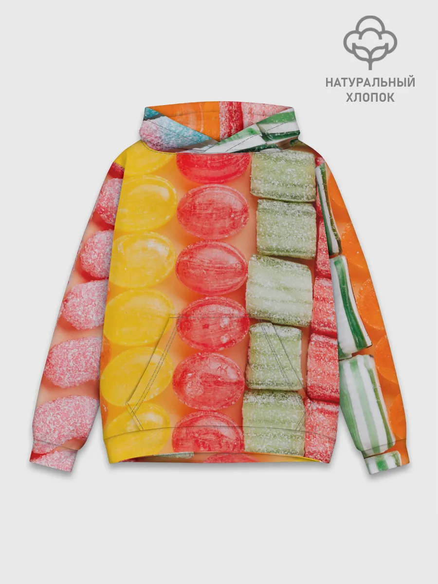 Худи мужской база хлопок / Мармеладки леденцы