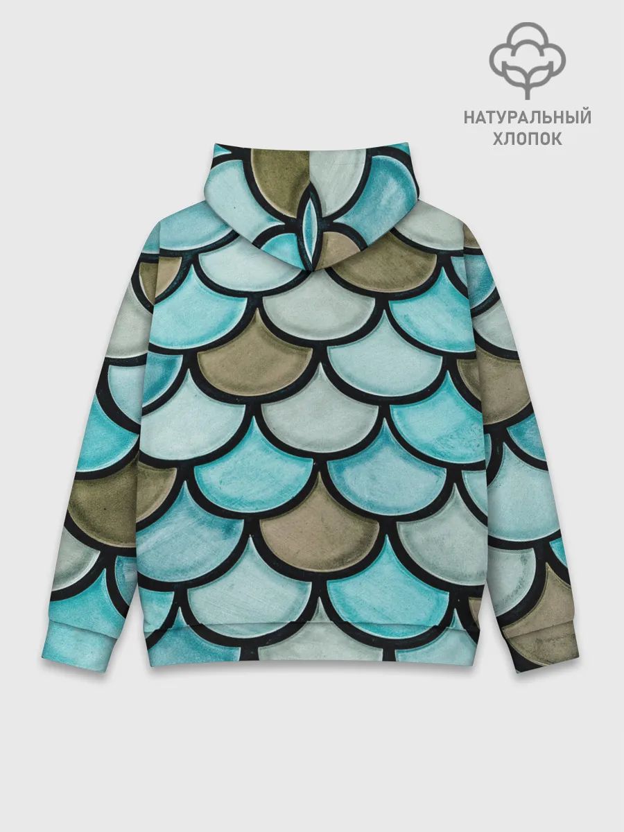 Худи мужской база хлопок / Кожа дракона
